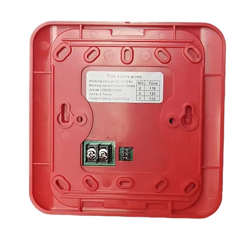 Sirena Baliza Alámbrica Alarma De Incendio Vhome DC 12-24V