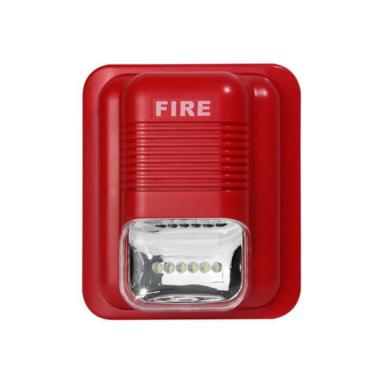 Sirena Baliza Alámbrica Alarma De Incendio Vhome DC 12-24V
