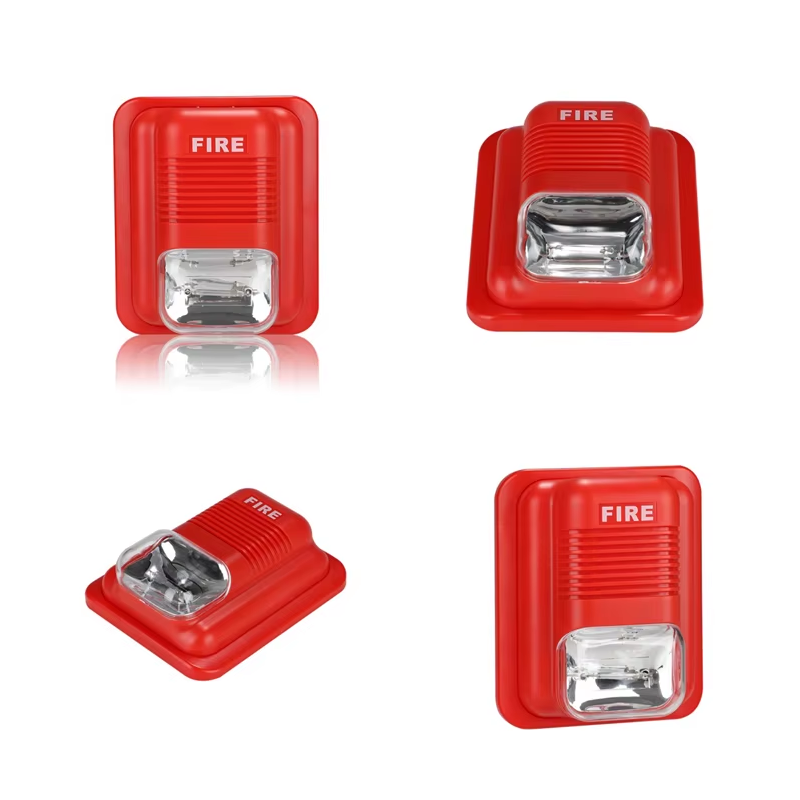 Sirena Baliza Alámbrica Alarma De Incendio Vhome DC 12-24V